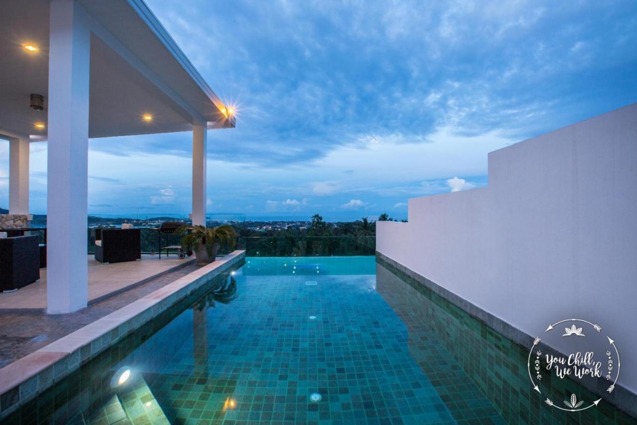 Villa Azur, 4 Bedrooms, Ocean View Chaweng Exterior foto